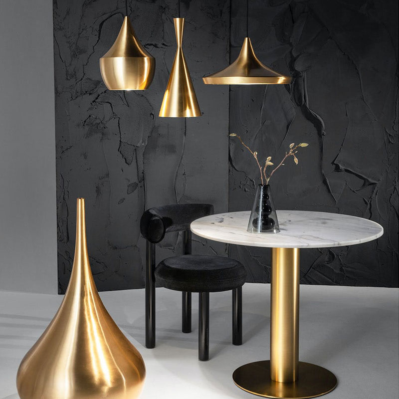 Beat Fat Pendant Light Brass 2
